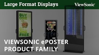 ViewSonic ePoster Product Family  Spanish [upl. by Edijabab187]