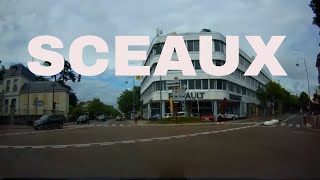 town of sceaux in France 4K Driving [upl. by Enelehcim]