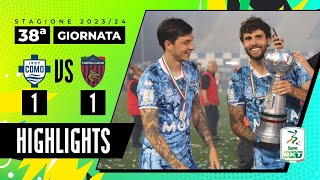 Como vs Cosenza 11  Il sogno Serie A si avvera per i comaschi  HIGHLIGHTS SERIE BKT 2023  2024 [upl. by Twelve]