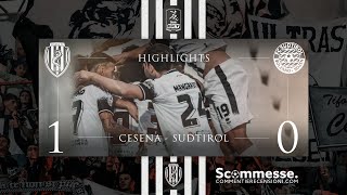 Highlights Cesena  Sudtirol 10 [upl. by Annaet]