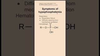 Symptoms of hypophosphatemia [upl. by Jonati]