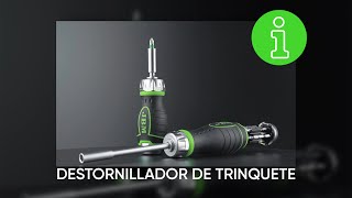 DESTORNILLADORES DE TRINQUETE CON PUNTAS INTERCAMBIABLES REF 54551  54552 [upl. by Clifford]