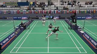 Match point  Espersen  Kudsk vs Pringle  Andrew  XD SF  Hungarian Int 2023 [upl. by Johna]