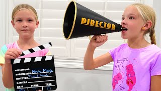 Trinity and Madison Film Their 1st Movie [upl. by Naarah]