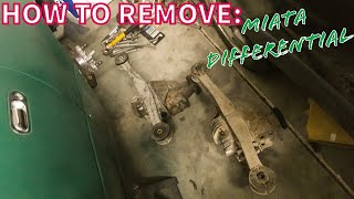 How To Remove A Miata Differential [upl. by Laram825]