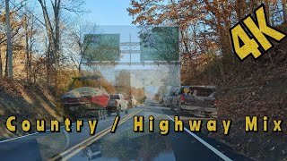 4K No Brake Racing nbr fallfoliage 4kdrive 4kdriving fallasleep asmr autumn maryland [upl. by Semele236]