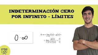 Indeterminación cero por infinito ♾️ Límites [upl. by Anirda]