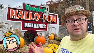 Knoebels HalloFun Weekends Haunted Antique Autos and Haunted Train Plus Classic Dark Rides [upl. by Annay620]