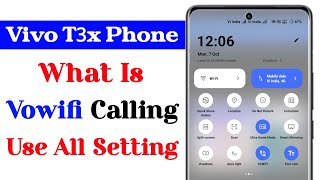 what is vowifi calling vivo t3x  vivo t3x vowifi calling setting use kaise kare  vivo t3x [upl. by Mckenzie]