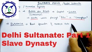 Delhi Sultanate  Part 1 Slave Dynasty  SSC CGL  by The Vedic Academy [upl. by Poppy]