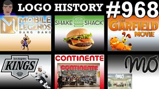 LOGO HISTORY 968  Shake Shack Los Angeles Kings The Garfield Movie amp Mobile Legends Bang Bang [upl. by Otrebmuh]