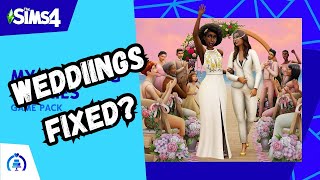 My wedding stories is FINALLY FIXED  Sims 4 My Wedding Stories [upl. by Ciredor]