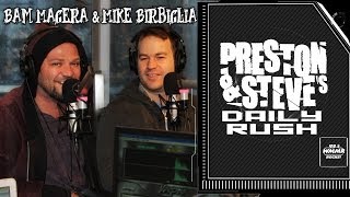 Bam Margera amp Mike Birbiglia  Preston amp Steves Daily Rush [upl. by Notsirhc]