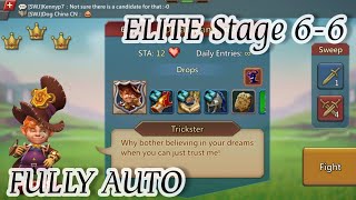 Lords Mobile Elite 66  STAGE 66 Fully Auto 4K 60fps [upl. by Yrocaj]