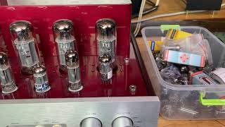 12ax7 Telefunken VS 12ax7 Siemens test trên amplifier Tri TRV34SE [upl. by Devina]