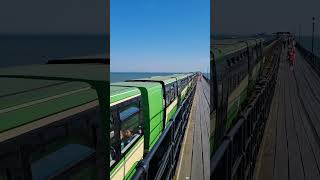 Southend Pier Train passing slowly UK [upl. by Au]