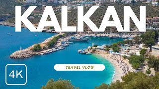 Kalkan  amazing Turkish town near Kas and Fethiye Travel Guide HDR 4K [upl. by Rimhsak]