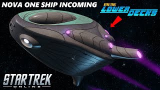 NOVA ONE SHIP INCOMING  FLAGSHIP CELEBRATION EVENT ON CONSOLE  STAR TREK ONLINE [upl. by Akienahs]