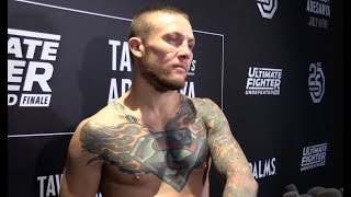 TUF 27 Finale Steven Peterson Tells the Meaning Behind His Tattoos Post [upl. by Schreck]