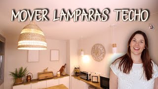 MOVER y CAMBIAR PUNTOS de LUZ en la COCINA  DIY ✨ REFORMA de la COCINA SIN OBRAS 👣 Paso a Paso [upl. by Aznarepse8]