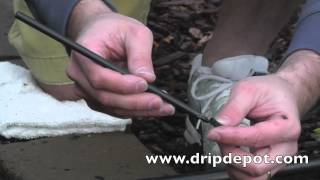 How To Install Adjustable Spray Jets In a Drip Irrigation System [upl. by Eillac]