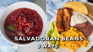 Make Salvadoran Beans 2 Ways and Try My FAVORITE Vegan Breakfast [upl. by Aivato]