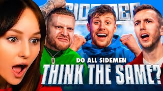 Freya Reacts to DO ALL SIDEMEN THINK THE SAME HARRY EDITION [upl. by Okihcim522]