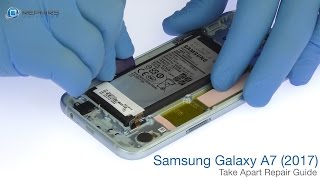 Samsung Galaxy A7 2017 Take Apart Repair Guide  RepairsUniverse [upl. by Ennovahc]