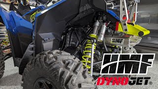 Polaris Scrambler XP1000 S gets full HMF exhaust and Dyno Jet tune  Full install and sound test [upl. by Araz]