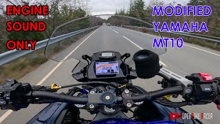 YAMAHA MT10 RAW SOUND AKRAPOVIC FULL SYSTEM [upl. by Accissej]