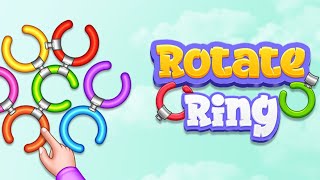 Rotate Rings  Circle Puzzle Gameplay Android [upl. by Anaillil]