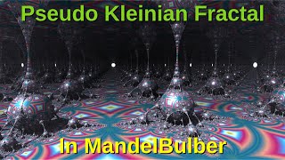 Pseudo Kleinian Fractal  In MandelBulber  4K [upl. by Fleisher590]