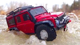 RC Cars OFF Road ICE Water SPA — Jeep Cherokee Axial SCX10 ii Hummer H2 Traxxas TRX4 Land Rover [upl. by Aniela635]