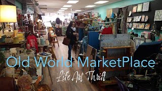 Old World Marketplace  Antique shopping in Brantford Ontario  Life Art Thrift [upl. by Eevets826]