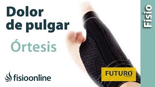 Dolor del dedo pulgar  Cómo y cuándo usar ortesis [upl. by Haraj]