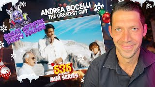 WOW Andrea Bocelli  The Greatest Gift from Monte Bianco Italy Reaction RAFS 535 Series [upl. by Noemi]