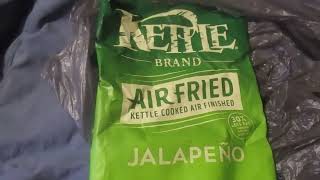 Kettle Brand Air Fried Jalapeno Kettle Cooked Potato Chips [upl. by Yhtir]