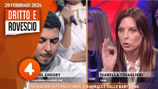 BABY GANG  INTERVENTI A quotDRITTO E ROVESCIOquot  29022024 [upl. by Baillieu]