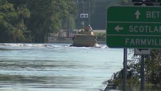 Disastrous flooding in Princeville from Hurricane Matthew in 2016 [upl. by Annaeiluj]