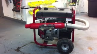 How to make your generator quietpowermate generator [upl. by Enibas]