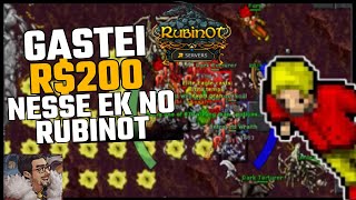 Fiz BESTEIRA Gastei R 20000 nesse Ek no Rubinot  OT server de TIBIA  Mp3playerchannel [upl. by Kecaj]