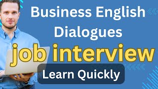 Here are 22 English conversations set in a job interview setting [upl. by Norrab]