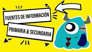 🌟👉🏻 FUENTES PRIMARIAS Y SECUNDARIAS Datos primarios y secundarios tipos de información [upl. by Ilrebmik]