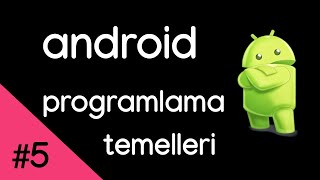 Android Programlama Temelleri 05  Mediaplayer classını kullanarak butona ses eklemek [upl. by Nalani]