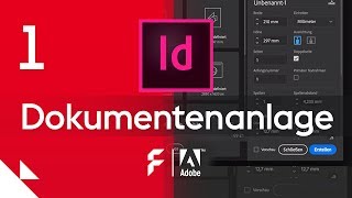 InDesign Tutorial  Dokumentenanlage für FLYERALARM 16 [upl. by Seldon]