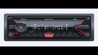 Sony DSXA400BT on Opel Vectra B [upl. by Eustasius427]