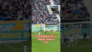 TSG Hoffenheim vs Werder Bremen 30  Nach 12 Minuten 🤯  werderbremen tsghoffenheim [upl. by Norraf]