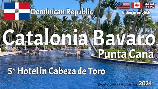 Catalonia Bavaro  Punta Cana 5 Star Resort with Golfcourt and Casino Walk through [upl. by Nosduh586]