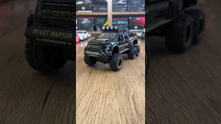 124 Raptor Die Cast Metal Car Model Diecast Openable Doors Pull Back Light Sound [upl. by Eybbob]