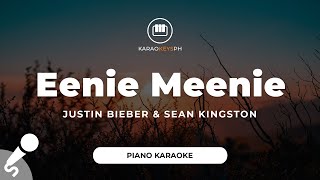 Eenie Meenie  Justin Bieber amp Sean Kingston Piano Karaoke [upl. by Alakcim551]